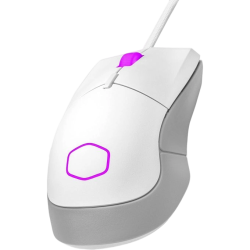 Cooler Master MM310 Wire Gaming Mouse White, Adjustable 12,000 DPI, Palm-Claw Grip, PixArt Optical Sensor, Ultraweave Cable, PTFE Feet, RGB Lighting