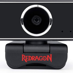 Redragon GW600 720P Webcam with Built-in Dual Microphone 360-Degree Rotation - 2.0 USB Skype Computer Web Camera
