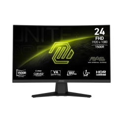 MSI MAG 244C 23.6-Inch FHD 180Hz VA curved monitor 1ms MPRT Adaptive-Sync HDR Ready 250 nits 105 sRGB HDMI DP.