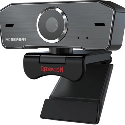 REDRAGON Camera Wep GW801 Hitman Plus, Full HD 1080p Live Streaming and Gaming, Dual Noise Reduction Microphones, 72° Wide Lens, Automatic Light Correction, Direct USB Connectivity