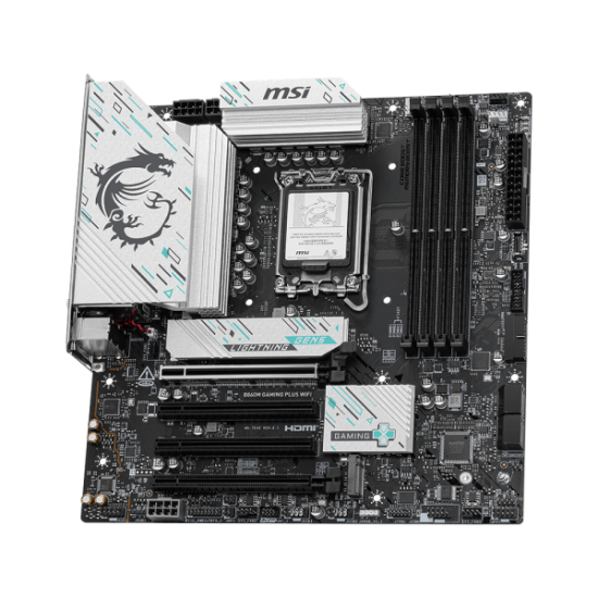 MSI B860M GAMING PLUS WIFI – LGA1851 Micro-ATX DDR5, PCIe 5.0 x16, M.2 Gen5 + Gen4, Wi-Fi 7, 5G LAN, Thunderbolt 4