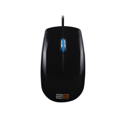 2B (MO16R) Optical wired mouse, Piano finishing - Blue  Black