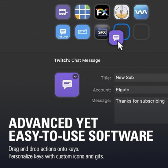 Elgato Stream Deck - Live Content Creation Controller with 15 Customizable LCD Keys, Adjustable Stand // used Elgato Stream Deck - Live Content Creation Controller with 15 Customizable LCD Keys, Adjustable Stand // used