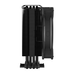 Cooler Master Hyper 212 Halo Black CPU Air Cooler, 120 Halo² Fan, Dual Loop ARGB, Aluminum Top Cover, 4 Copper Heat Pipes, 154mm Tall, Brackets AMD Ryzen AM5/AM4, Intel LGA1700/1200