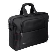 L'AVVENTO (BG786) Business Laptop Shoulder Bag fits up to 15.6" - Black