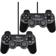 Gamma USB wired Double Controller Gamepad 2082 for PC Laptop