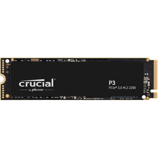 Crucial P3 2TB M.2 PCIe Gen3 NVMe Internal SSD - Up to 3500MB s