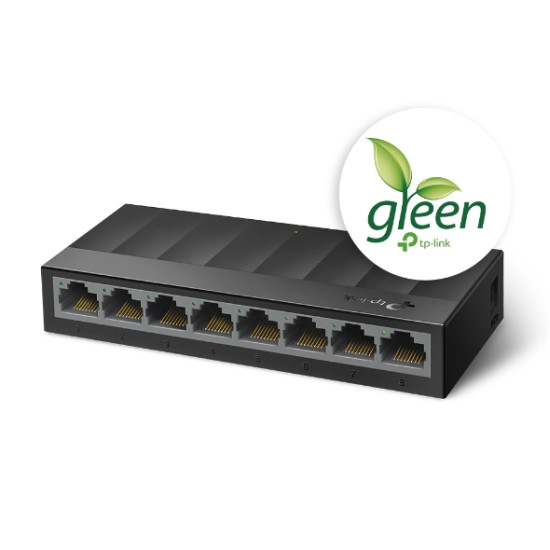 TP-Link LS1008G 8 Switch Unmanaged Gigabit Ethernet TP-Link LS1008G 8 Switch Unmanaged Gigabit Ethernet
