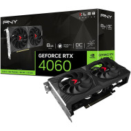 PNY GeForce RTX™ 4060 8GB XLR8 Gaming Verto Dual Fan OC Graphics Card DLSS 3