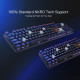 Redragon K608 Valheim Mechanical Gaming Keyboard, Tactile Brown Switch, 104 Keys, LED Rainbow Backlit