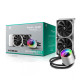 DEEPCOOL Castle 240EX Addressable RGB AIO CPU Liquid Cooler-WHITE