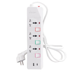 etrain 16a type c power strip