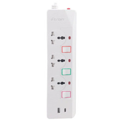 etrain 16a type c power strip