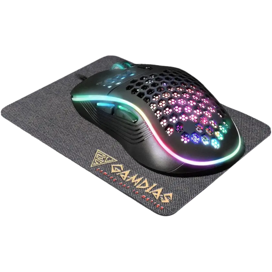 Gamdias Zeus M4 Lightweight Gaming Mouse + Nyx E1 Gaming Mouse Mat Gamdias Zeus M4 Lightweight Gaming Mouse + Nyx E1 Gaming Mouse Mat