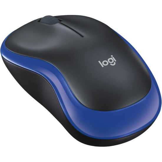 Logitech M185 Blue Wireless Mouse