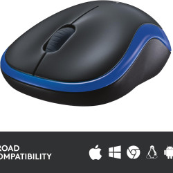 Logitech M185 Blue Wireless Mouse