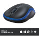 Logitech M185 Blue Wireless Mouse