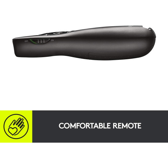Logitech R400 Wireless Presenter - Black
