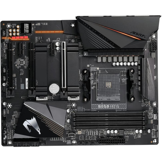GIGABYTE B550 AORUS PRO V2 AM4 AMD B550 ATX Motherboard with Dual M.2, SATA 6Gb/s, USB 3.2 Gen 2, 2.5 GbE LAN, PCIe 4.0