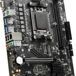 MSI PRO A620M-E ProSeries Motherboard AMD AM5 DDR5 PCIe 4.0 SATA 6Gb s M.2 USB 3.2 Gen 1 Gbps LAN DVI HDMI mATX