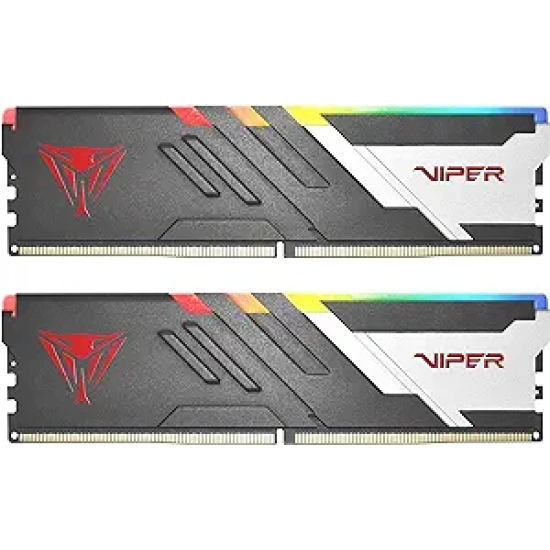 Patriot Viper Venom RGB DDR5 32GB (2 x 16GB) 6000MHz UDIMM Desktop Gaming Memory Kit