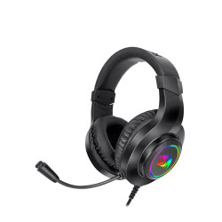 Redragon Hylas H260 RGB Gaming Headset with Microphone, Wired, Compatible with PS4, PS5, PC and Laptops (BLACK)