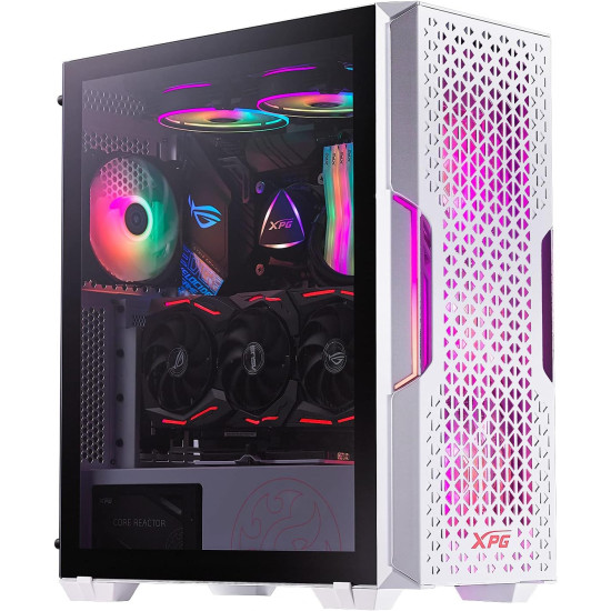 XPG STARKER AIR Compact Mid-Tower Chassis 1 FAN ARGB - 1 FAN WHITE