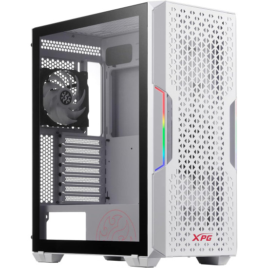 XPG STARKER AIR Compact Mid-Tower Chassis 1 FAN ARGB - 1 FAN WHITE