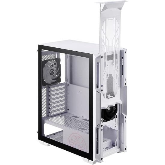 XPG STARKER AIR Compact Mid-Tower Chassis 1 FAN ARGB - 1 FAN WHITE