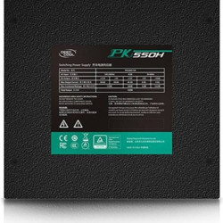 Deepcool PK550H EU 550W 80+ Bronze Power Supply Deepcool PK550H EU 550W 80+ Bronze Power Supply