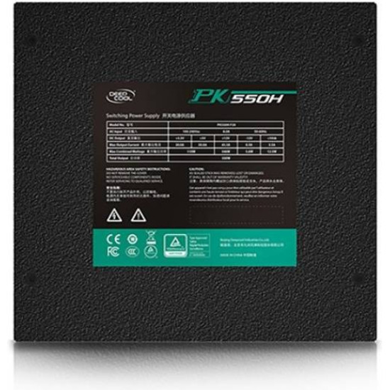 Deepcool PK550H EU 550W 80+ Bronze Power Supply Deepcool PK550H EU 550W 80+ Bronze Power Supply