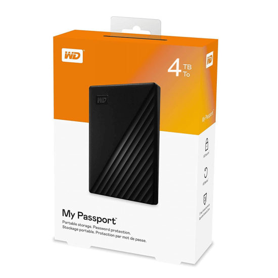 WD 4TB My Passport Portable External Hard Drive – USB 3.0
